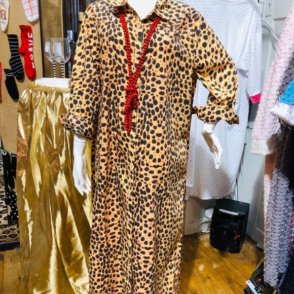 Leopard Print Duster - Picture 1 of 5